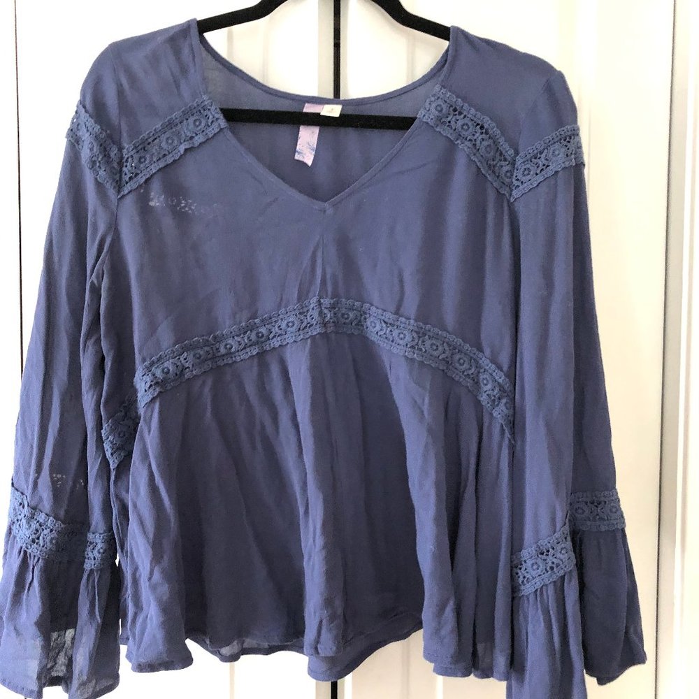 Long-Sleeve Boho Blouse